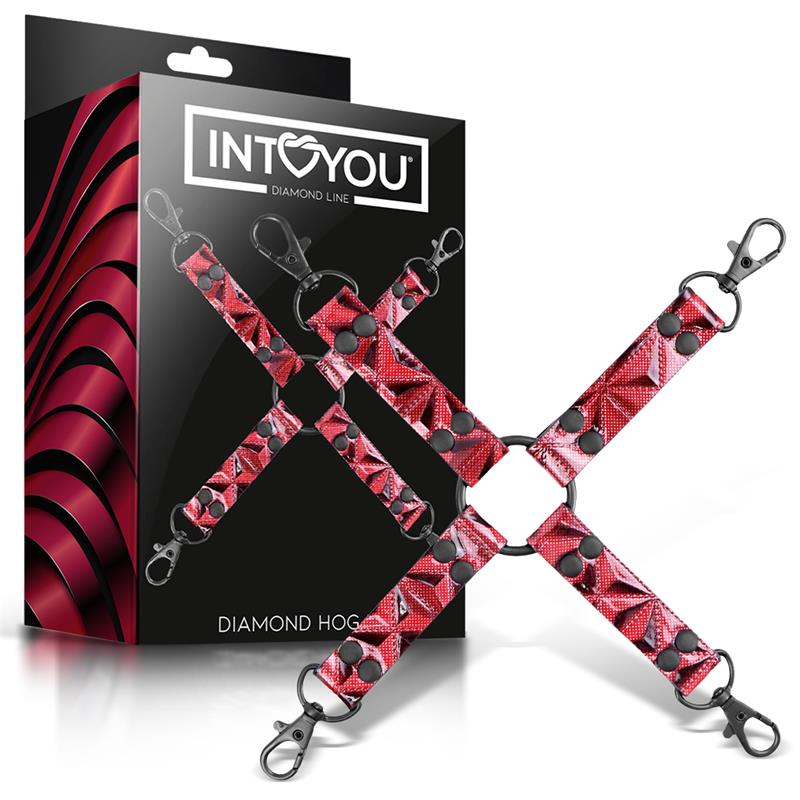 Diamond Hog Tie – legatura costrittiva rossa
