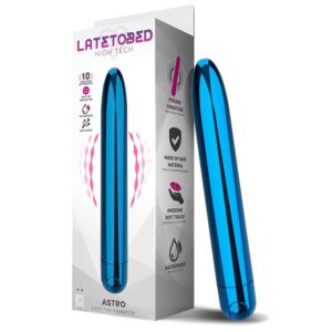 Vibratore Liscio Usb Blu Astro – design ergonomico da 6 pollici