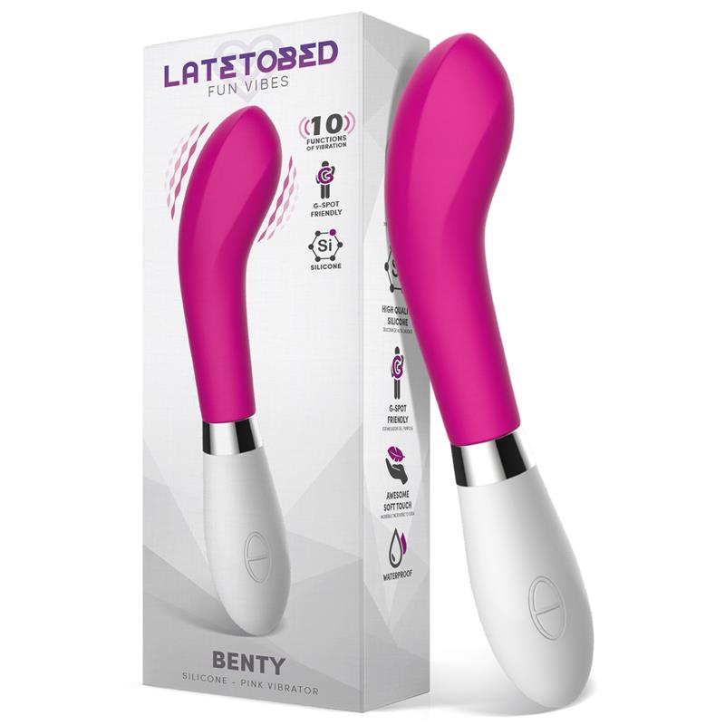 Vibratore Design Batteria Rosa Benty – vibratore a batteria con design ergonomico