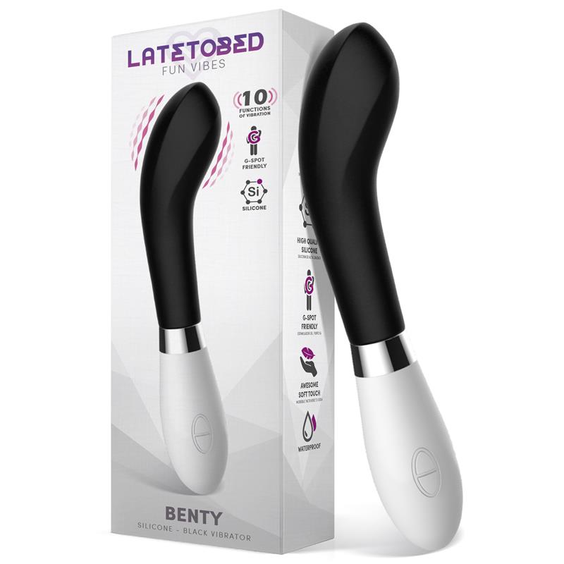Vibratore Design Batteria Nero Benty – forma ergonomica e vibrazione potente