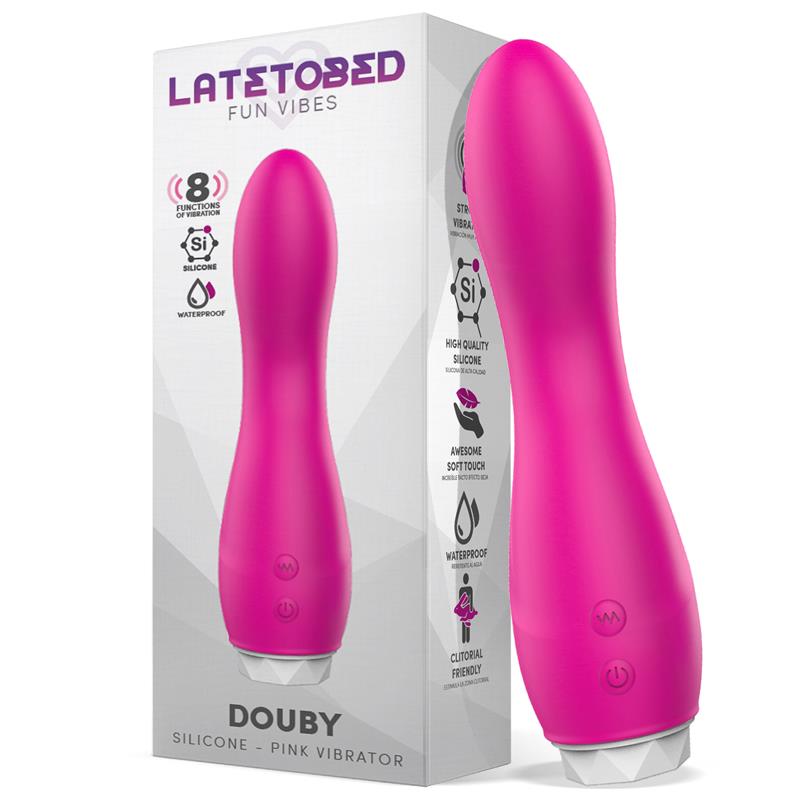 Vibratore Design Batteria Rosa Douby – 5 pollici