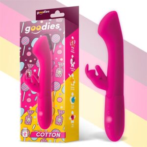 Cotton Fuchsia Vibrator – vibratore rabbit in silicone rosa