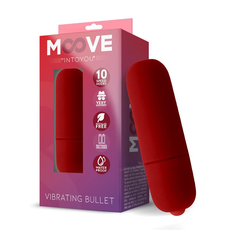 Vibrating Bullet Red – piccolo vibratore rosso a batteria