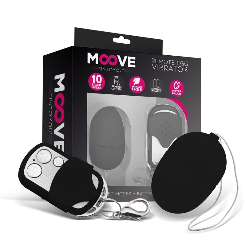 Mini Egg Vibrator Black – ovetto vibrante con telecomando