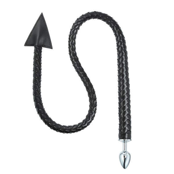 Plug Metallo M Con Coda/Frusta Freccia – Weave Devil Tail