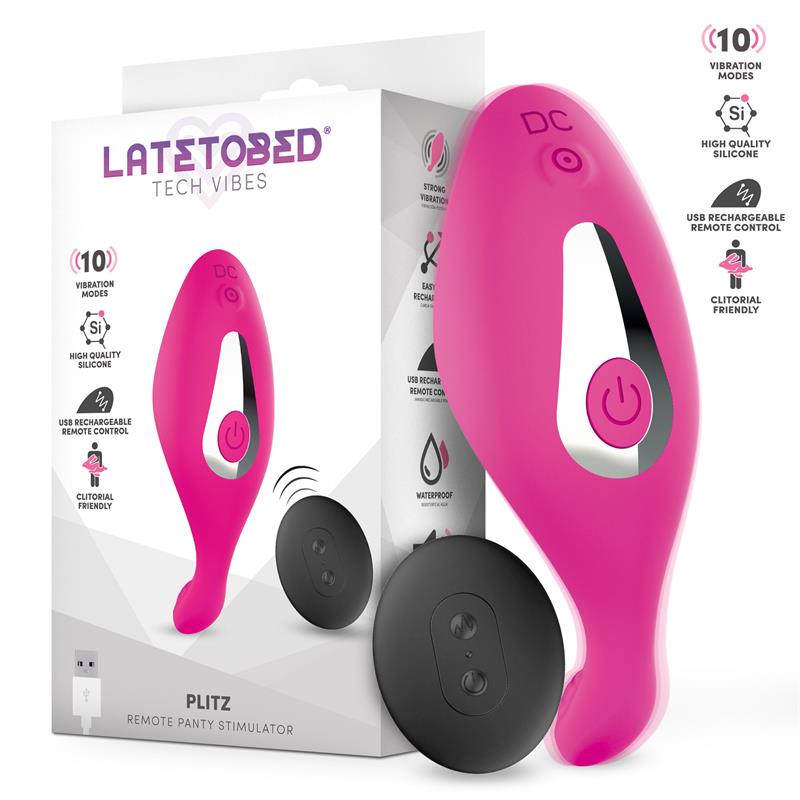 Vibratore Fucsia Da Slip Con Telecomando USB – indossabile, piccolo e dal design ergonomico