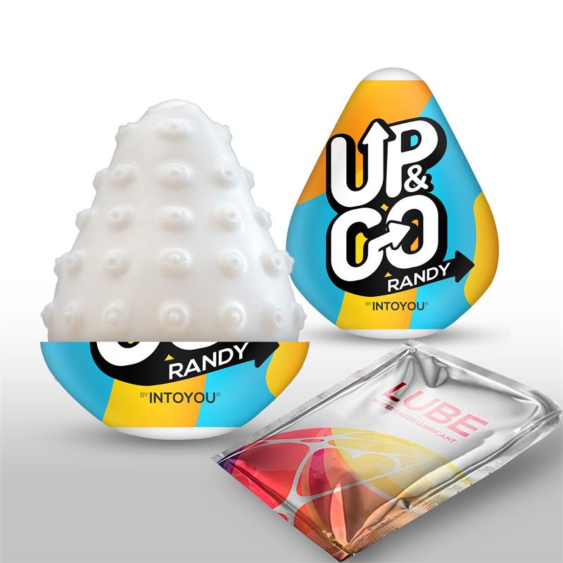 Ovetto Masturbatore "Randy" – piccolo, forma ovetto, colore bianco, taglia XS