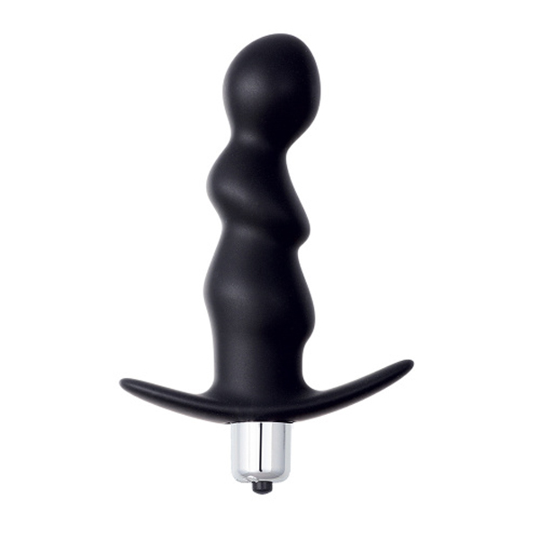 Plug Anale Vibrante Batterie Spiral – colore nero, taglia M