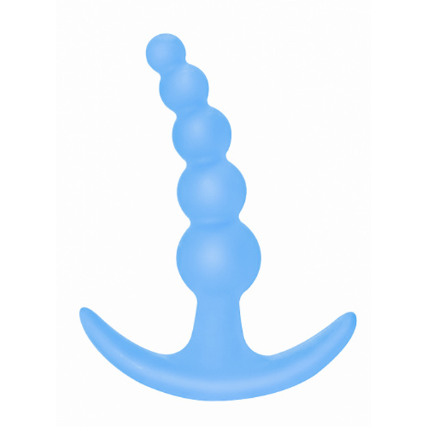 Plug Anale Bubbles Azzurro – design a forma di bolle, taglia S