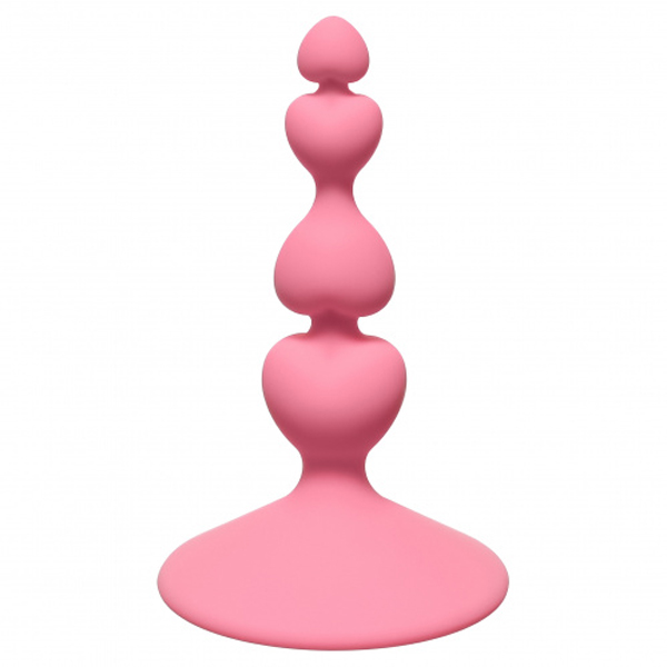 Plug Anale Sweetheart – design a forma di cuore, colore rosa, taglia S