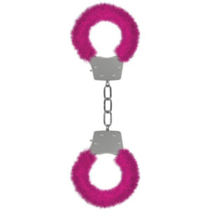Manette Metallo Con Pelo Rosa – manette costrittive regolabili in metallo