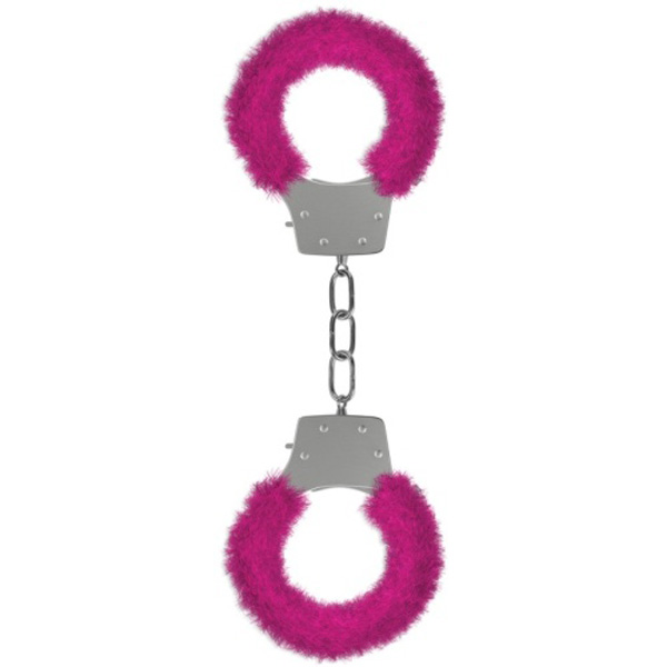 Manette Metallo Con Pelo Rosa – manette costrittive regolabili in metallo