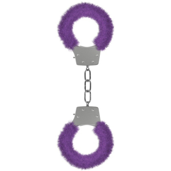 Manette Metallo Con Pelo Viola – manette regolabili in metallo