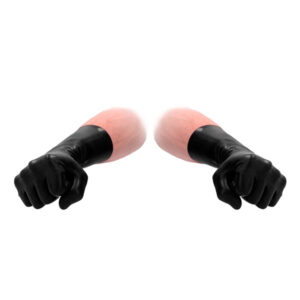 Latex Short Gloves – guanti corti in lattice neri