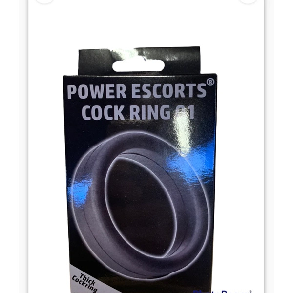 Anello Cock Ring 01 – design piccolo in colore nero