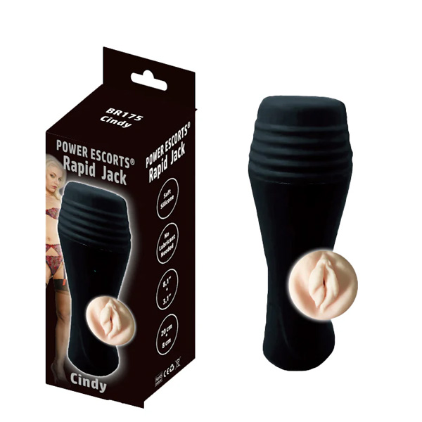 Masturbatore Nel Contenitore Vagina Silicone "Cindy" – 8 pollici, forma vagina, colore carne