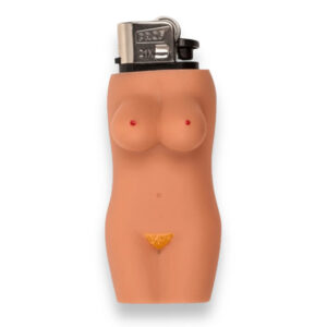 Porta Accendino Mezzo Busto Femminile – colore beige