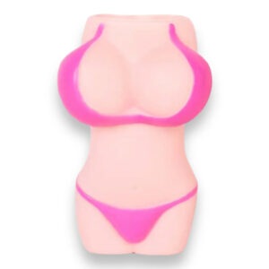 Porta Accendino Mezzo Busto Femminile White – gadget divertente in taglia XS