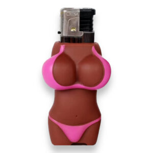 Porta Accendino Mezzo Busto Femminile Brown – gadget divertente