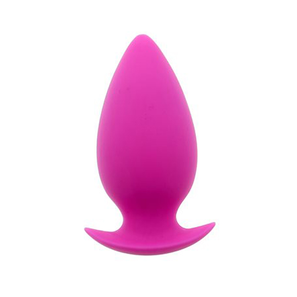 Plug Anale Silicone Bootyful – grande fucsia da 10 cm