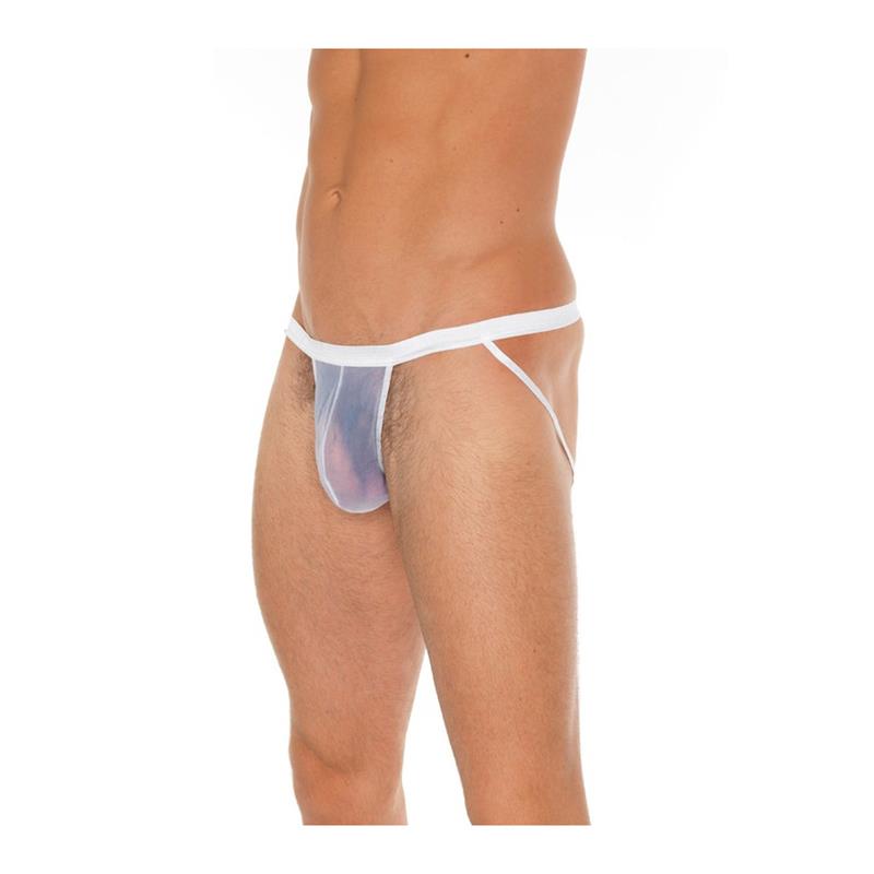 Slip Trasparenti Con Sospensori Bianco Uomo Tgu – Taglia Unica