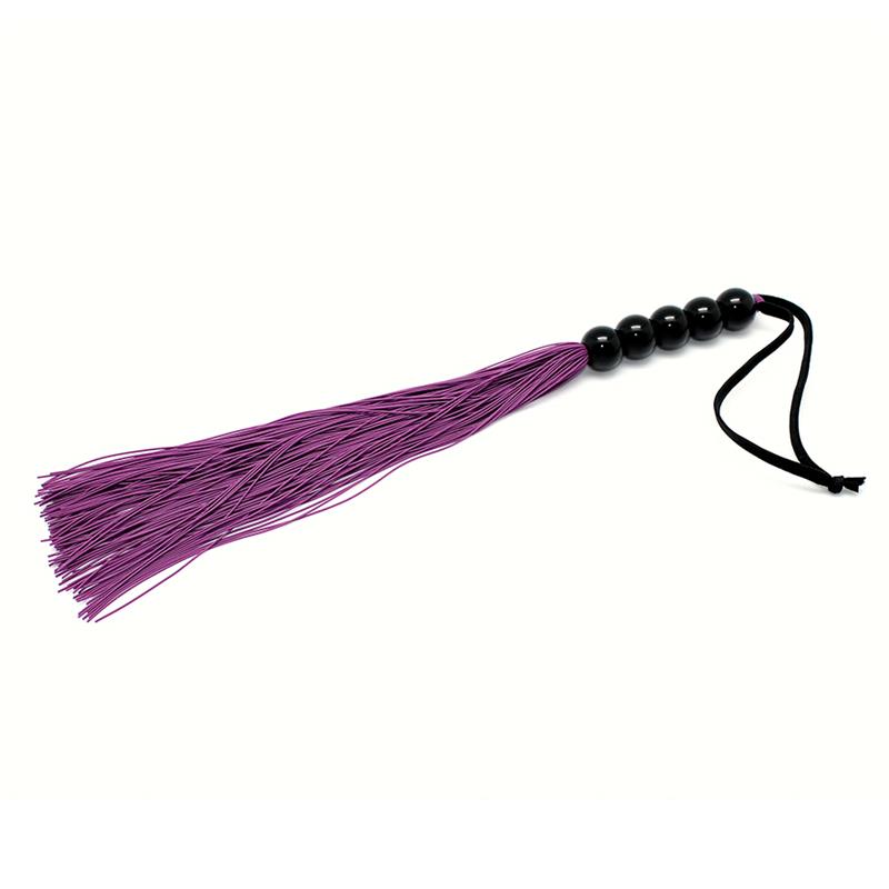 Rimba Bondage Play Flogger – 38 cm in rosso