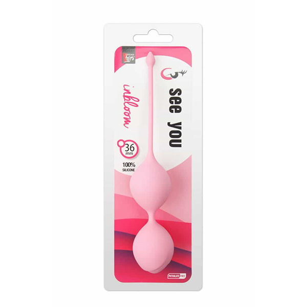 See You In Bloom Duo Balls – palline da 36 mm rosa