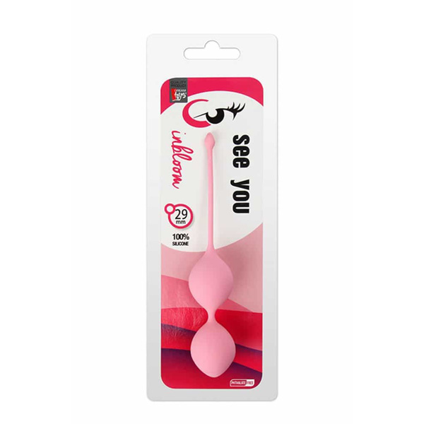 See You In Bloom Duo Balls – palline da 36 mm rosa