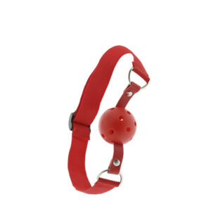 Ball Gag Blaze – Gag costrittivo regolabile rosso