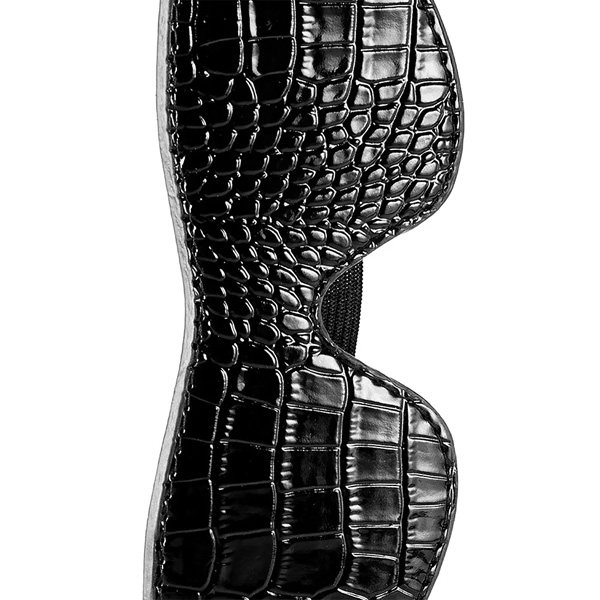 Mascherina Blaze Croco Nero – mascherina indossabile in colore nero