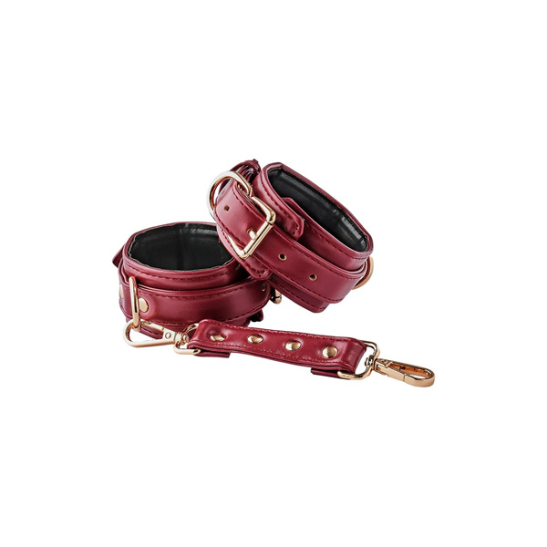 Blaze Elite Anklecuff Red – cavigliere costrittive regolabili rosse