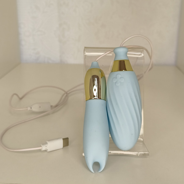 Ovetto E Stimolatore Clitoride Azzurro – adatto a cellulare