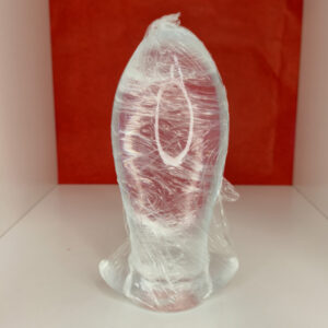 Plug Liscio Gelly Trasparente – 17 cm di lunghezza e 6,8 cm di diametro massimo