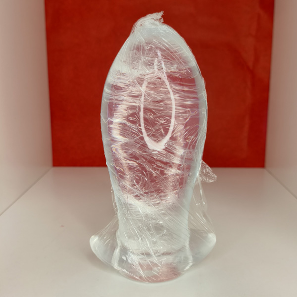 Plug Liscio Gelly Trasparente – 17 cm di lunghezza e 6,8 cm di diametro massimo