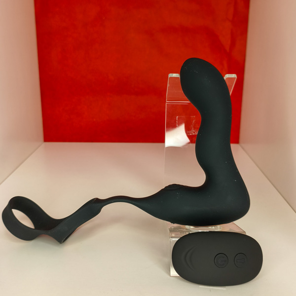 Stimolatore Prostata Con Anelli Gonfiabile Telecomandato – colore nero, USB