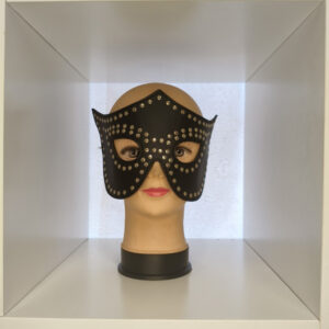 Mascera Con Borchie – maschera BDSM nera
