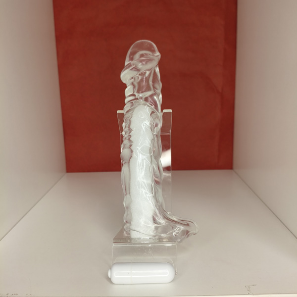 Prolunga Con Glande Vibrante – 21 cm (13 cm indossabili), diametro esterno 3,9 cm, interno 2,5 cm