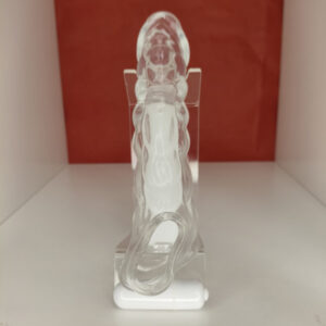 Prolunga Con Glande Vibrante – 21 cm (9 cm indossabili) con anello per testicoli