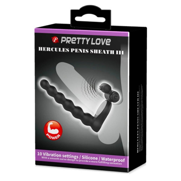Pene Doppia Penetrazione Con Nello E Stimolatore Clitorideo – anello vibrante con design ergonomico
