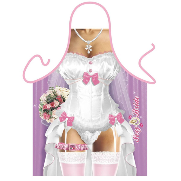Grembiule Sposa Sexi – gadget scherzo indossabile