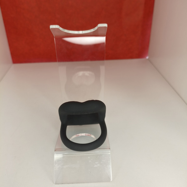 Dragosti – anello a forma di bocca con doppio anello nero USB