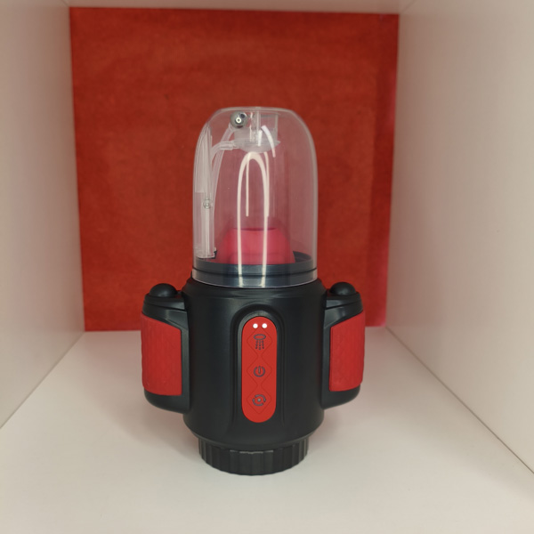 Masturbatore Stimolatore Con Risucchio – Nero/Rosso USB